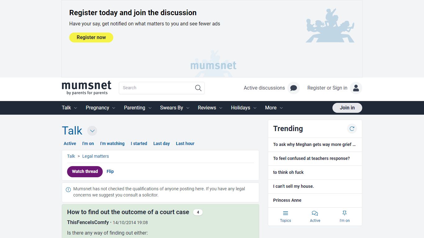 How to find out the outcome of a court case | Mumsnet
